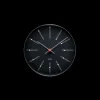 Arne Jacobsen Clocks Vægur Ø21 cm i sort | Køb her