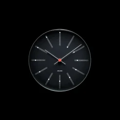Arne Jacobsen Clocks Vægur Ø21 cm i sort | Køb her