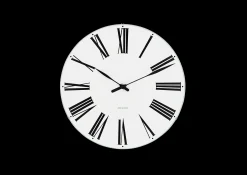 Arne Jacobsen Roman Vægur Ø21 cm hvid/sort | Køb her