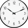 Arne Jacobsen Station Vægur Ø29 cm hvid/sort | Køb her