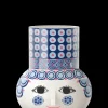 Bjørn Wiinblad Vase H20 cm i blå fra serien Olga | Køb her