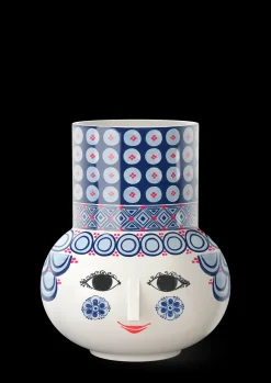 Bjørn Wiinblad Vase H20 cm i blå fra serien Olga | Køb her