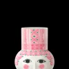Bjørn Wiinblad Vase H15 cm i rosa fra serien Olga | Køb her