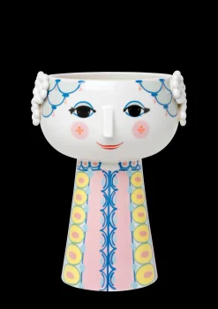 Bjørn Wiinblad Vase H23.5 cm i rosa fra serien Eva | Køb her