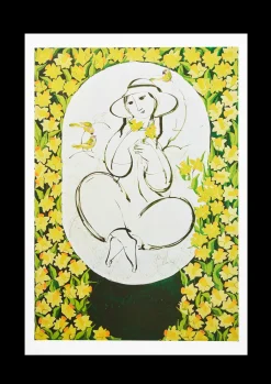 Bjørn Wiinblad Wiinblad Forårsfornemmelser, 50x70 cm multi