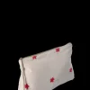 Daisy Nola Makeup Pung 23x5x15 cm – Sand/Rød fra JUNA