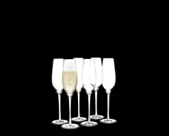 Holmegaard Cabernet Champagneglas klar 6 stk. | Køb her
