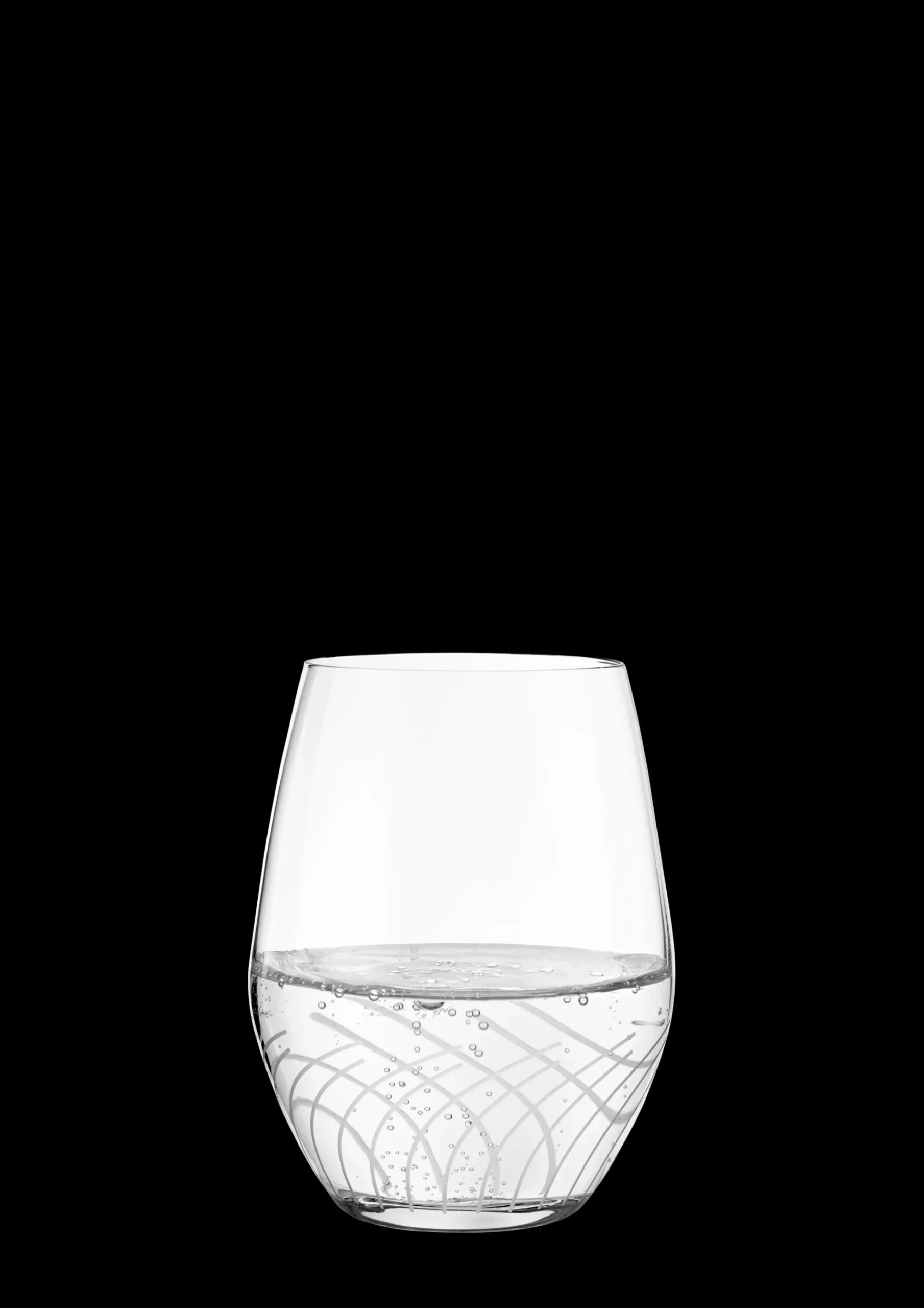 Holmegaard Cabernet Lines Vandglas 25 cl klar 2 stk.