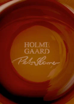 Holmegaard Calabas Duo Vase H21 burgundy/amber | Køb her