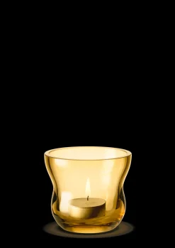 Holmegaard Calabas Fyrfadsstage Ø8.5 cm amber | Køb her