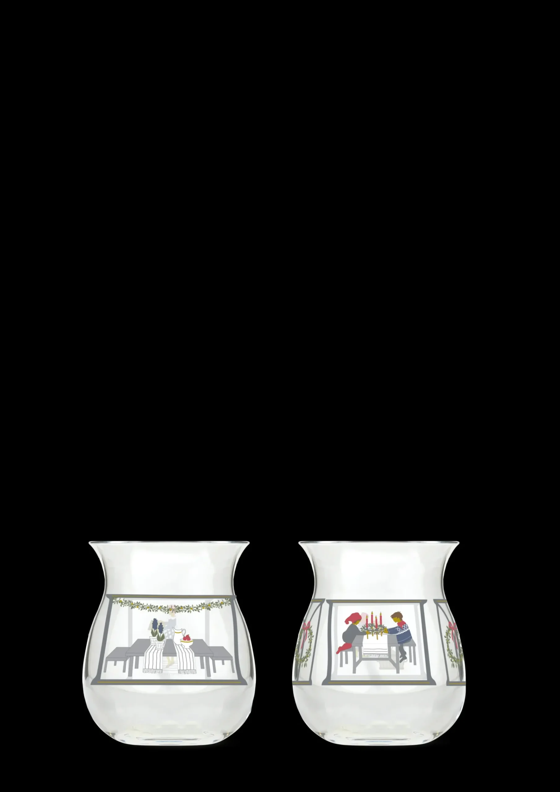 Holmegaard Christmas Julelyslygte 2024 H7.5 multi 2 stk.