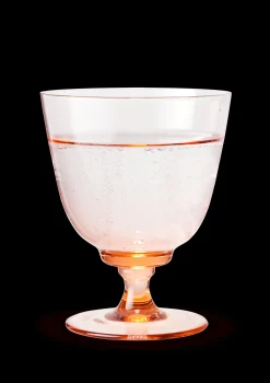 Holmegaard Flow Glas på fod 35 cl champagne | Køb her