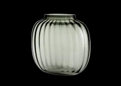 Holmegaard Primula Oval Vase H17.5 smoke | Køb her