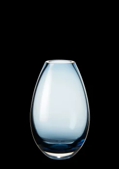 Holmegaard Vase H11.5 cm i blå fra serien Cocoon | Køb her