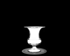 Holmegaard Vase H24 cm i klar fra serien Old English