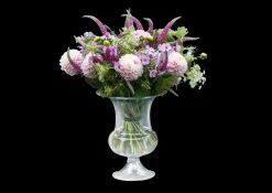 Holmegaard Vase H24 cm i klar fra serien Old English