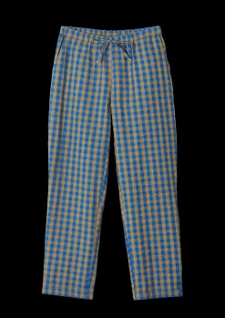 JUNA Bæk&Bølge Barbara pants XS blå/okker | Køb her