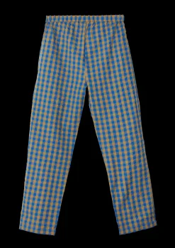 JUNA Bæk&Bølge Barbara pants XS blå/okker | Køb her