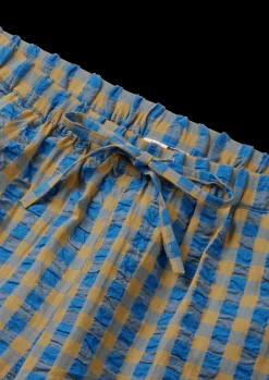 JUNA Bæk&Bølge Barbara pants XS blå/okker | Køb her