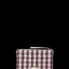 JUNA Bæk&Bølge Dalila Toiletbag 20x14 cm Chokolade/Hvid