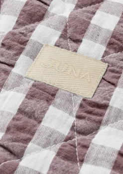JUNA Bæk&Bølge Dalila Toiletbag 20x14 cm Chokolade/Hvid