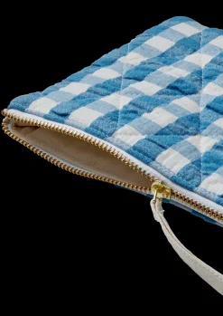 JUNA Bæk&Bølge Dalila Toiletbag 20x14 cm blå/birk | Køb her