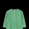 Juna Bæk&Bølge Irene shirt S/M grøn/sand | Køb her
