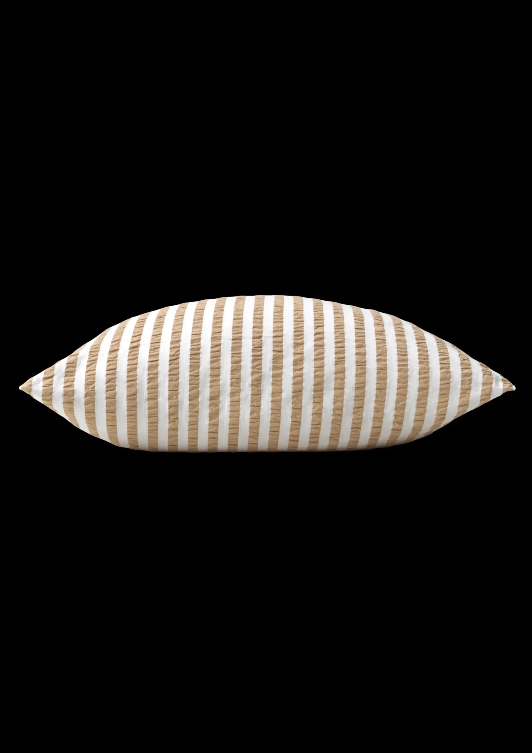 JUNA Bæk&Bølge Lines Pudebetræk 63x60 cm sand/hvid