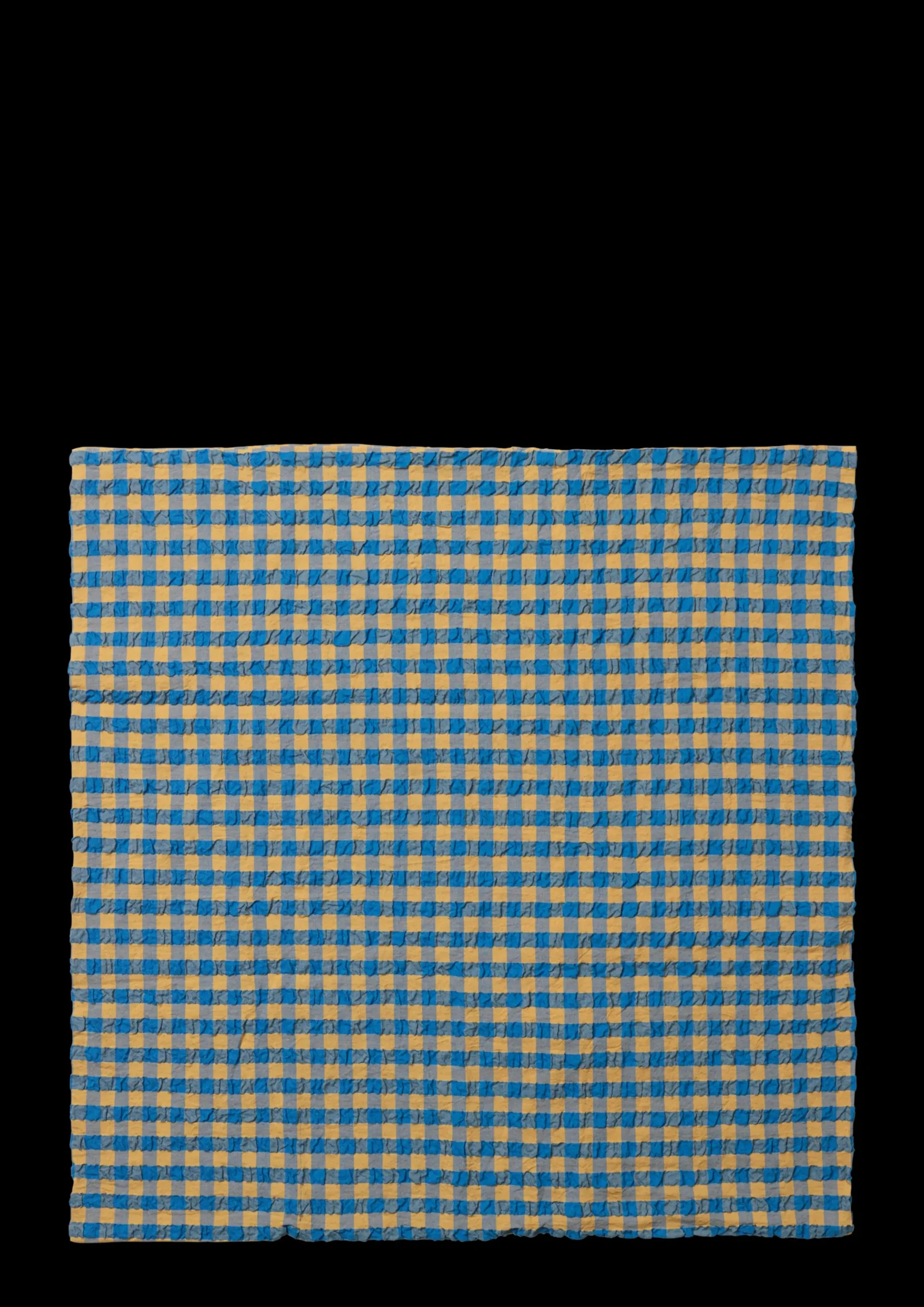 JUNA Bæk&Bølge Pudebetræk 63x60 cm blå/okker DK | Køb her