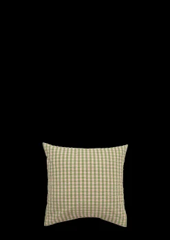 JUNA Bæk&Bølge Pudebetræk 63x60 cm grøn/soft pink DK