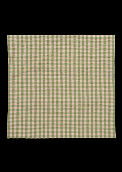 JUNA Bæk&Bølge Pudebetræk 63x60 cm grøn/soft pink DK
