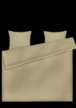JUNA Bæk&Bølge Sengetøj 200x220 cm grøn/soft pink DK