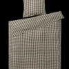 JUNA Bæk&Bølge Sengetøj 140x220 cm sort/sand DK | Køb her