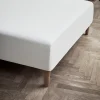 JUNA Boxlagen 90x30x200 cm i hvid fra serien Percale