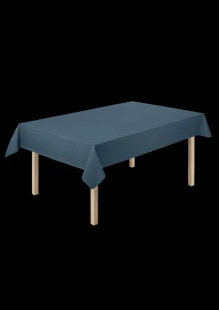 JUNA Damaskdug 150x300 cm i blå fra serien Piquet | Køb her