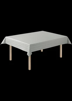 JUNA Damaskdug 150x270 cm i grå fra serien Brick | Køb her