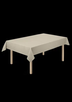JUNA Damaskdug 150x350 cm i sand fra serien Piquet | Køb her