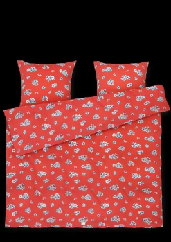 JUNA Grand Pleasantly Sengetøj 200x220 cm chili DK | Køb her