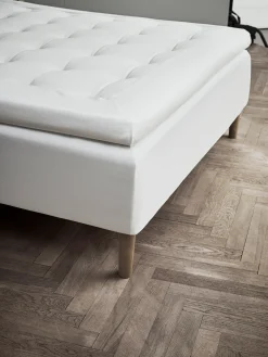 JUNA Kuvertlagen 90x200 cm i hvid fra serien Percale