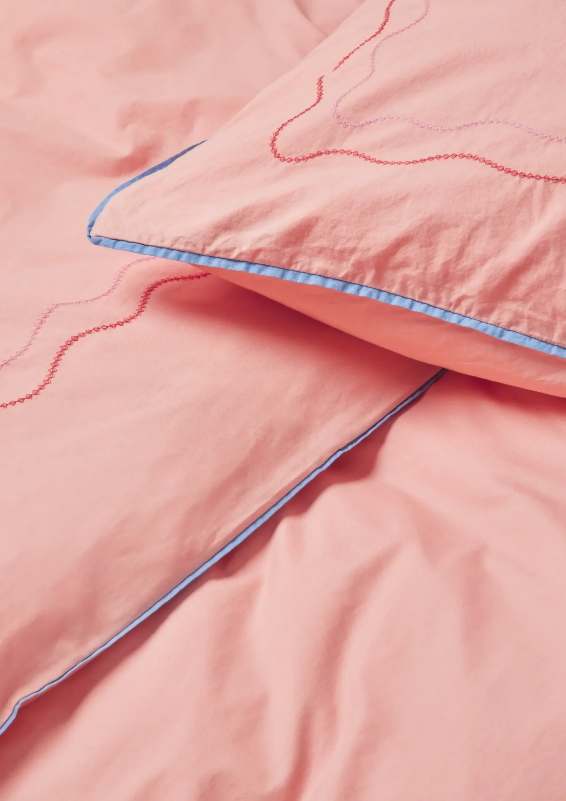 JUNA Lollipop Sengetøj 140x220 cm soft pink DK - Køb nu
