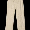 JUNA Monochrome Lines Barbara pants XS okker/hvid | Køb her