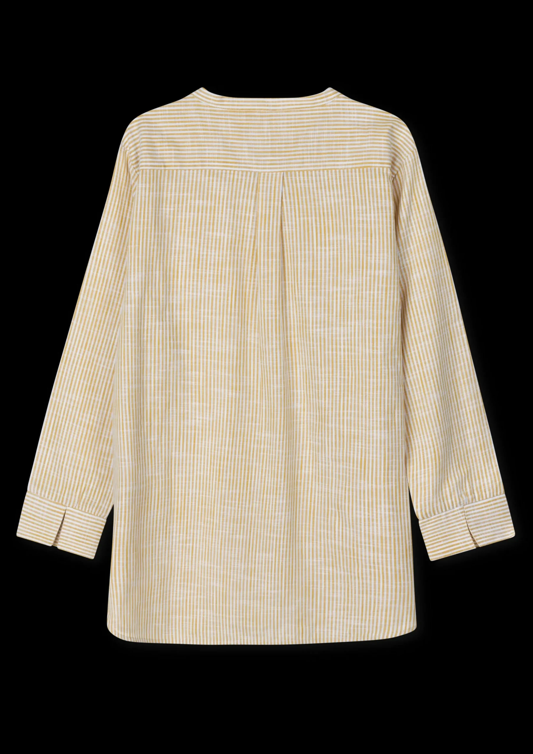 JUNA Monochrome Lines Ida shirt XS okker/hvid | Køb her
