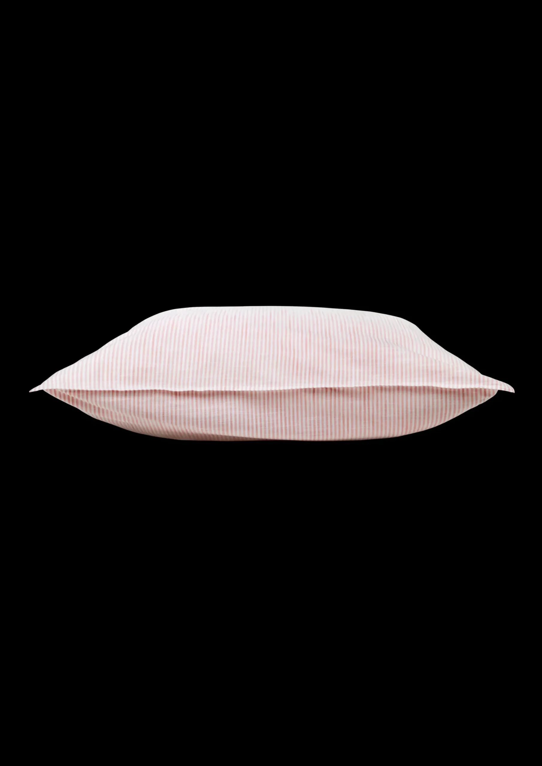 JUNA Monochrome Lines Pudebetræk 63x60 cm rosa/hvid