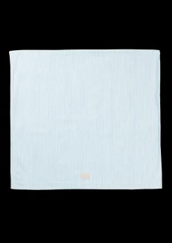 JUNA Monochrome Lines Pudebetræk 63x60 cm lys blå/hvid