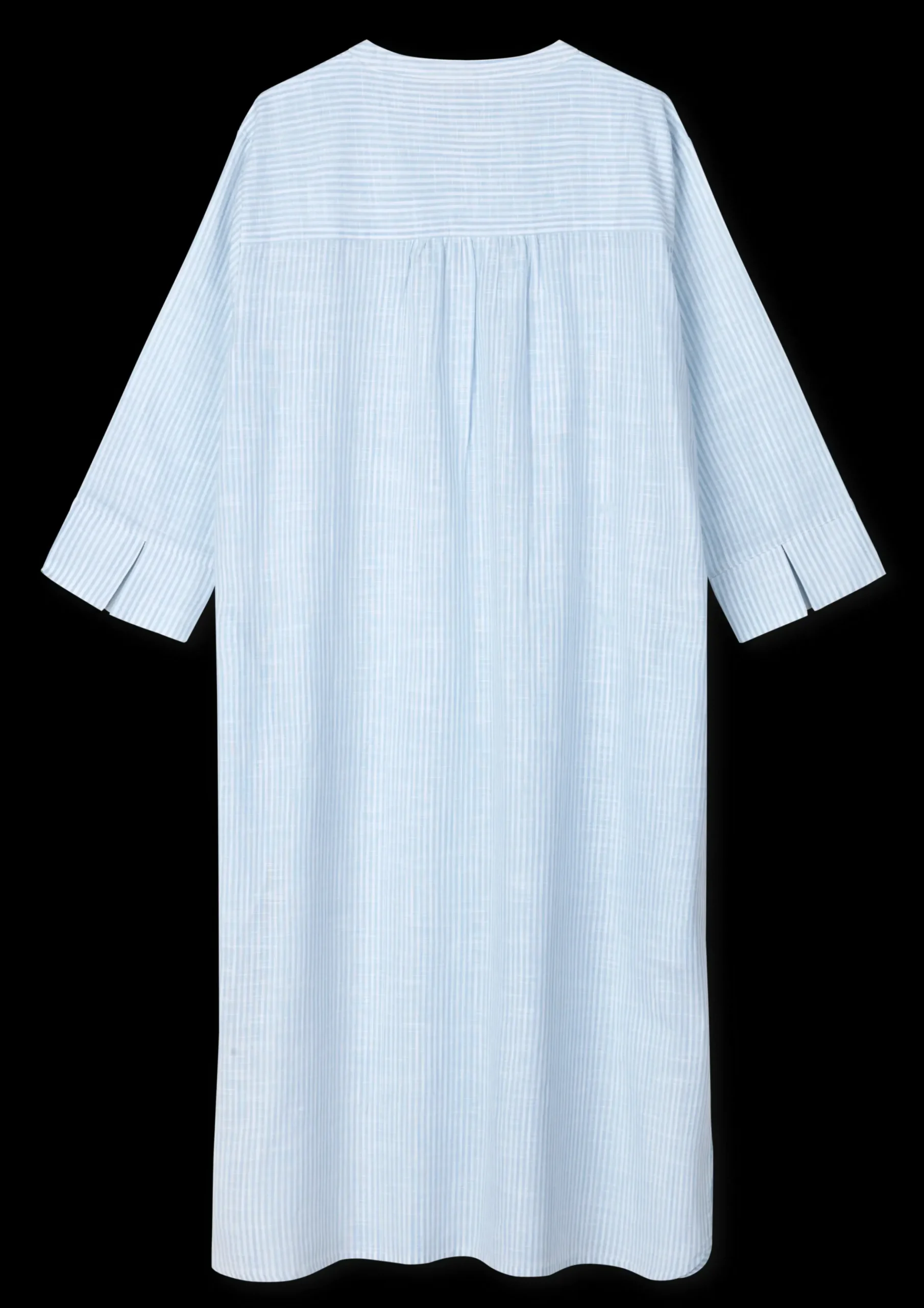 JUNA Monochrome Lines Sonja dress XS lys blå/hvid | Køb her