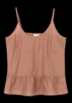 JUNA Monochrome Liv chemise S/M støvet rød | Køb her