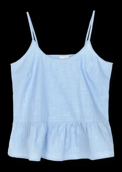 JUNA Monochrome Liv chemise i lys blå str. S/M – Køb her
