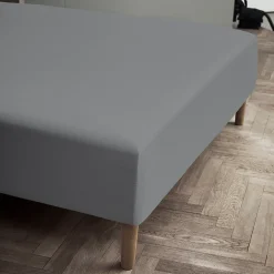 JUNA Percale Boxlagen 160x30x200 cm grå - Køb her