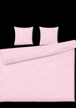 JUNA Sengetøj 200x220 cm i rosa fra serien Daisy | Køb her