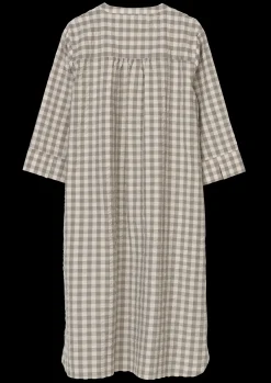 JUNA Sonja dress XS i grå fra serien Bæk&Bølge | Køb her